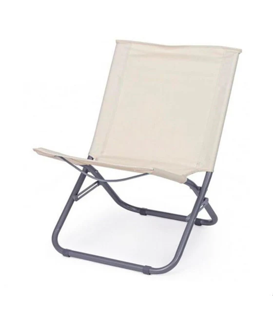 SPIAGGINA OXFORD CREME KLAPPBARER MEERESSTÜHL CAMPING 281048