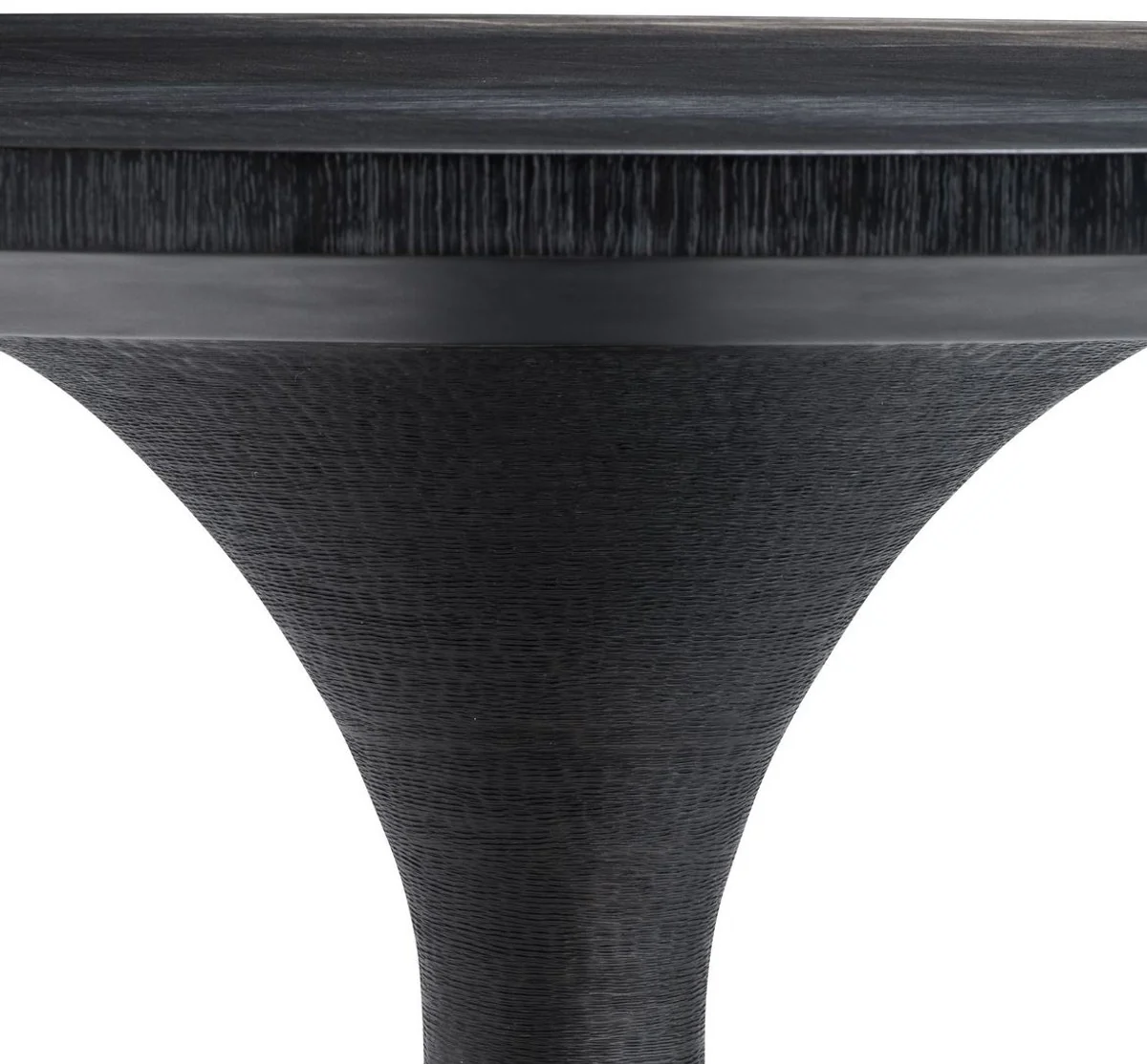 Luxury dining table black Ø 140 x H. 76 cm - Round kitchen table - Luxury dining room furniture