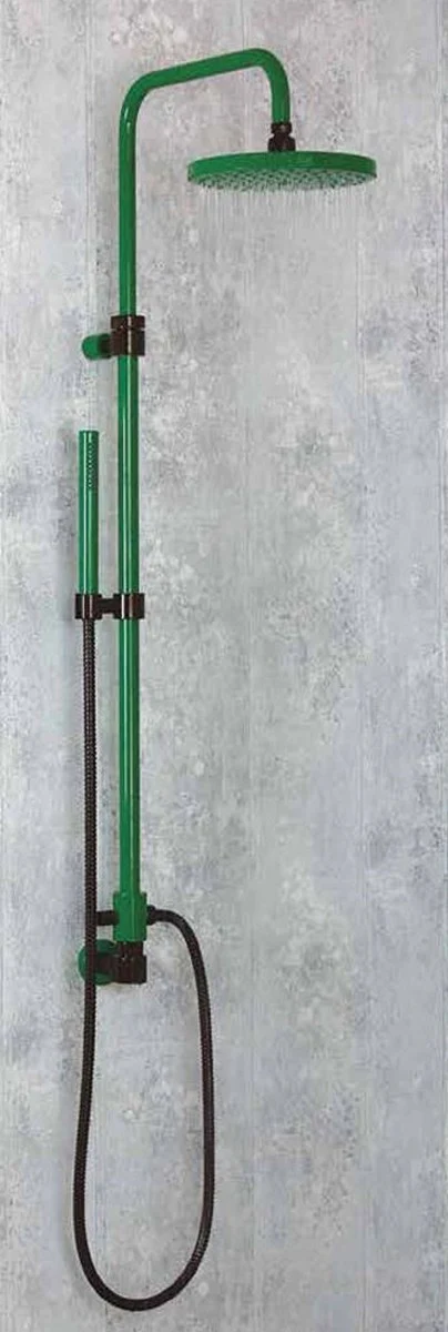 Luxury Bathroom Shower Set Green / Black - Made in Italy