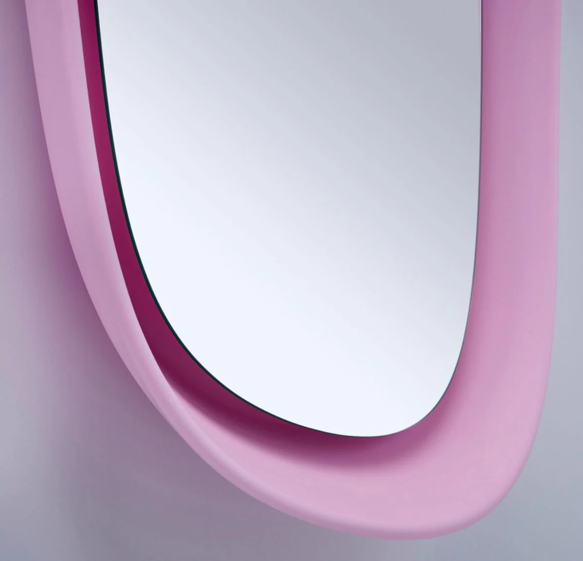 Luxury designer mirror pink 70 x H. 97 cm - designer wall mirror with light