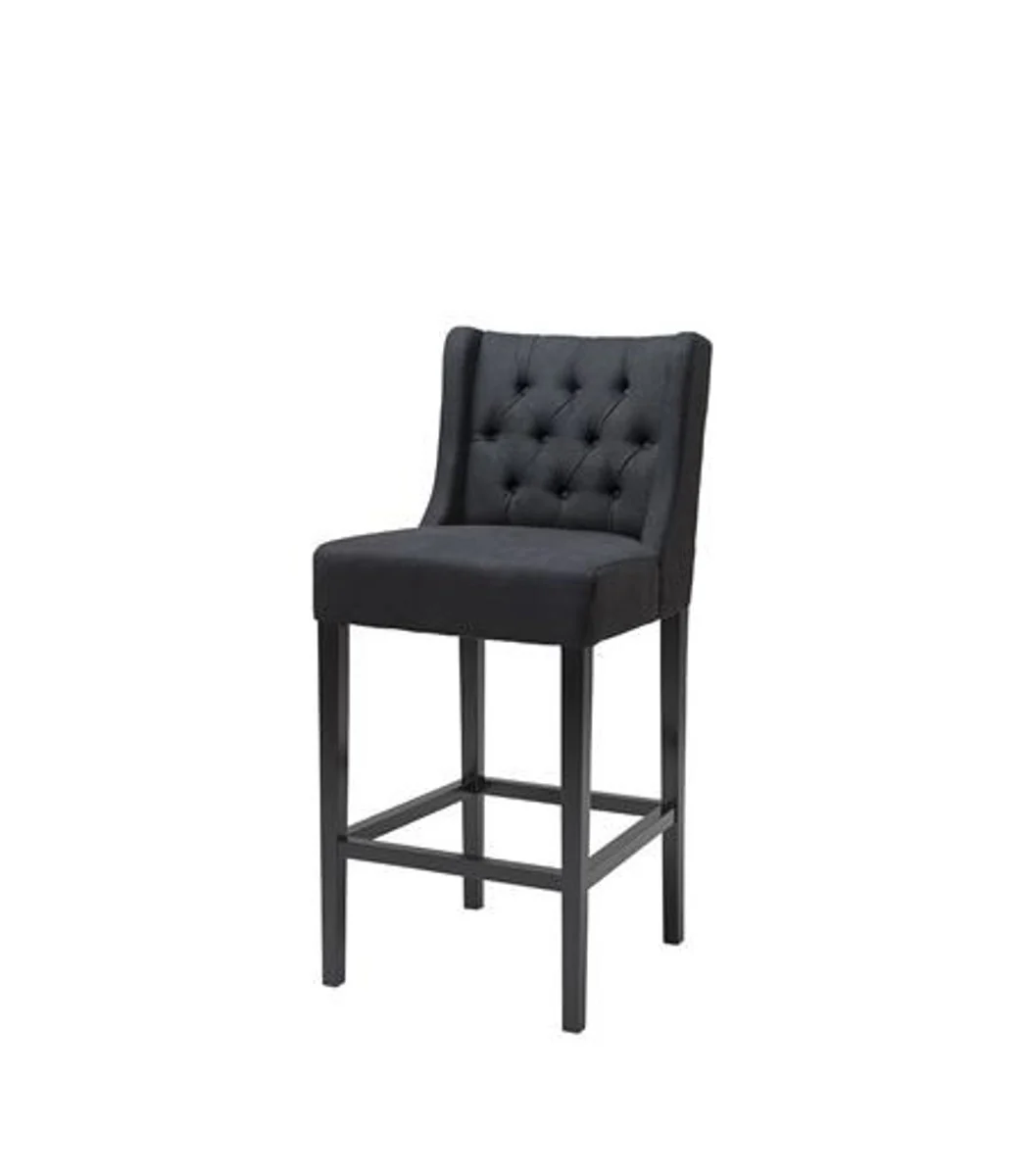Luxury bar chair black - high chair bar chair bar stool - club furniture