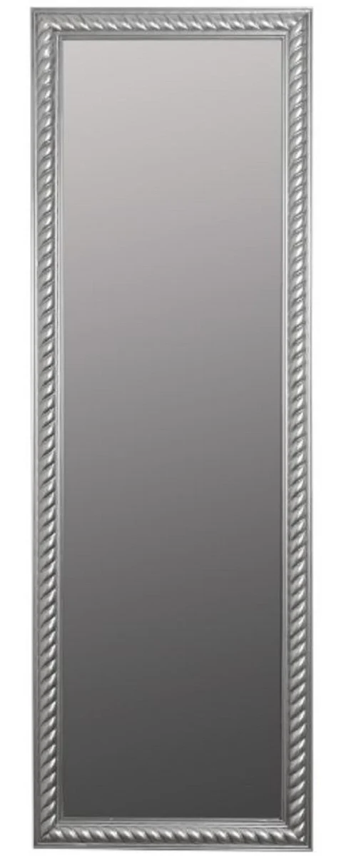 Baroque mirror / wall mirror antique silver 62 x H. 187 cm - Baroque furniture