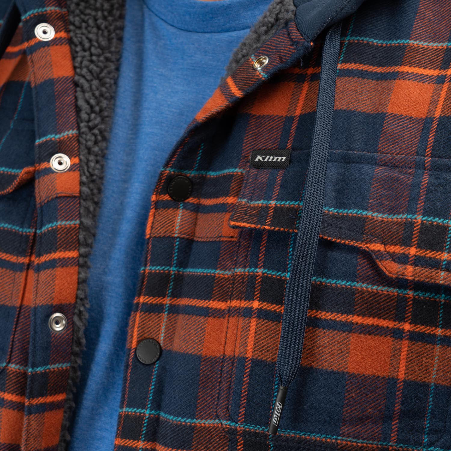 Targhee Fleece Lineed Flannel Hoodie