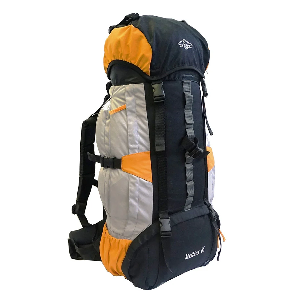 Mochila de trekking Hosa MONTBLANC 65 - naranja y gris