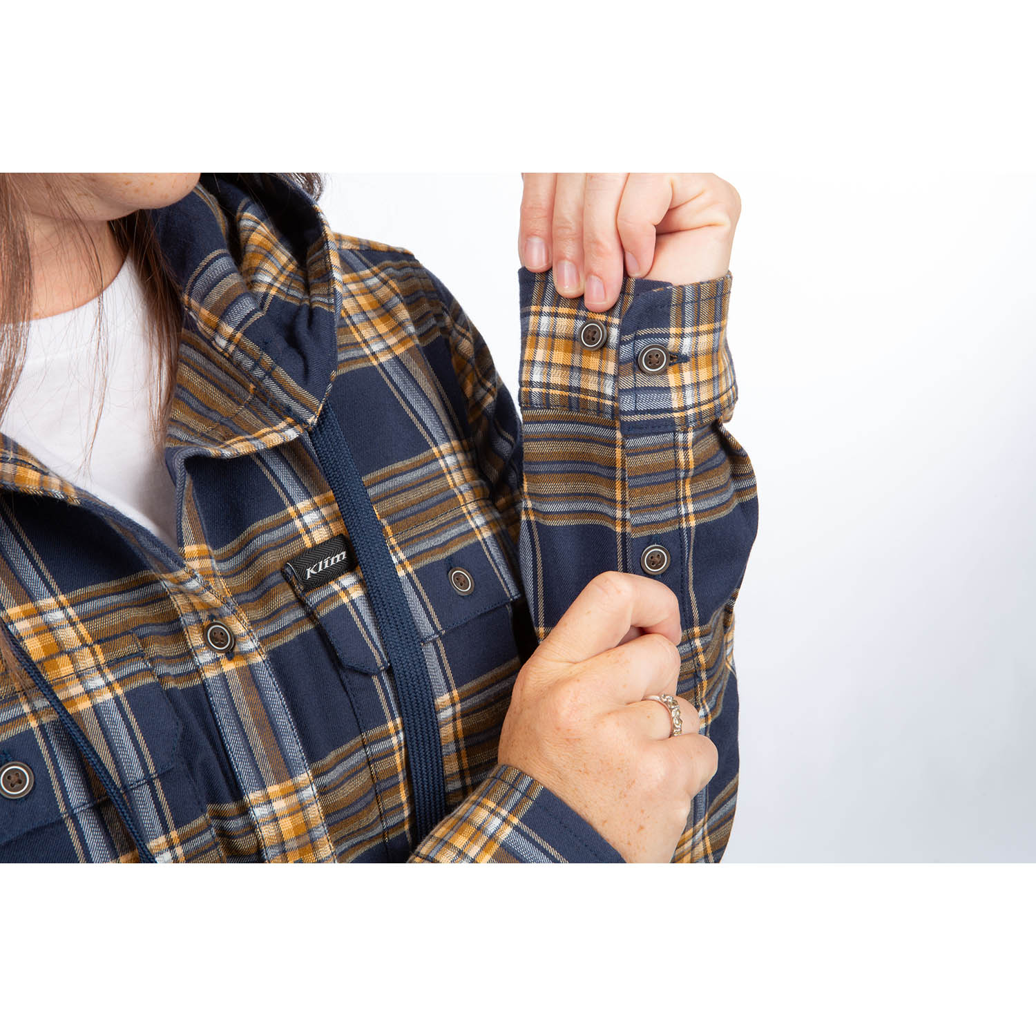 Ginny Mountain Midweight Stretch Flannel Hoodie