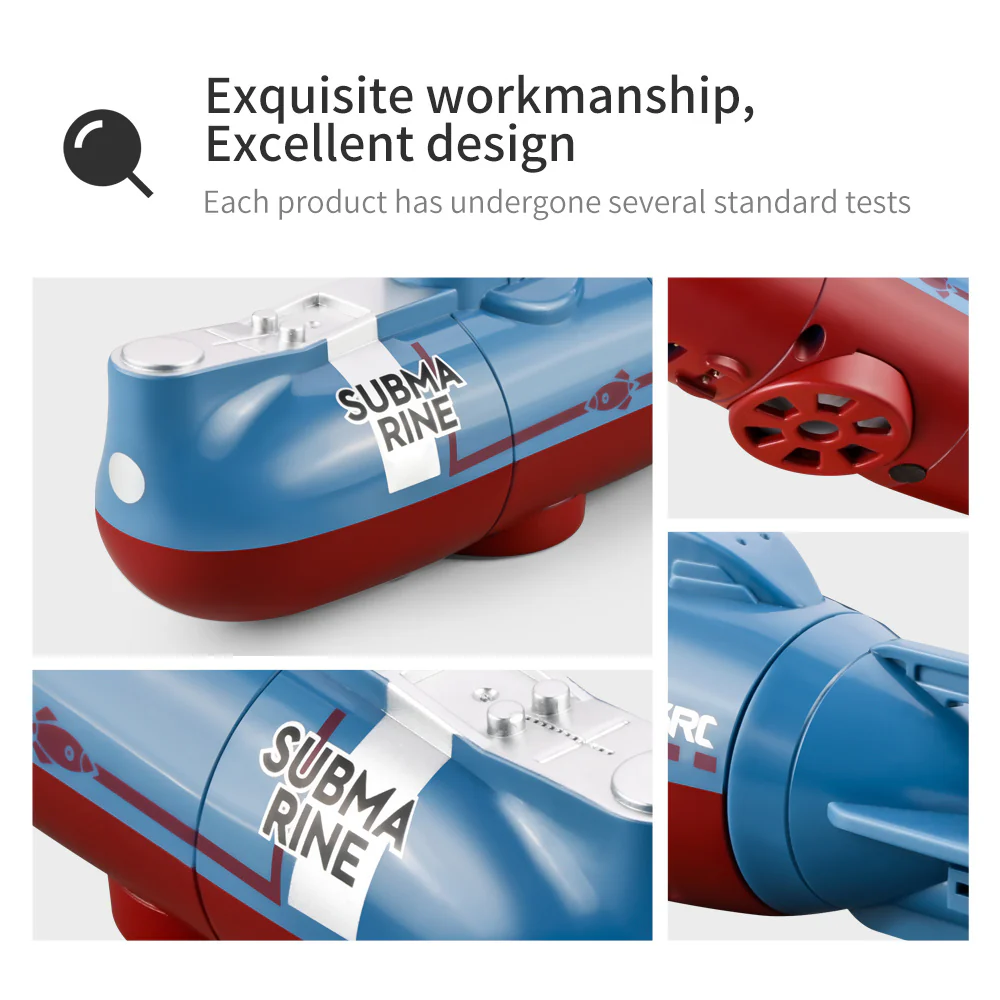 Erkunden Sie die Tiefen des Ozeans mit diesem ferngesteuerten Simulations-Atom-U-Boot-Spielzeug!