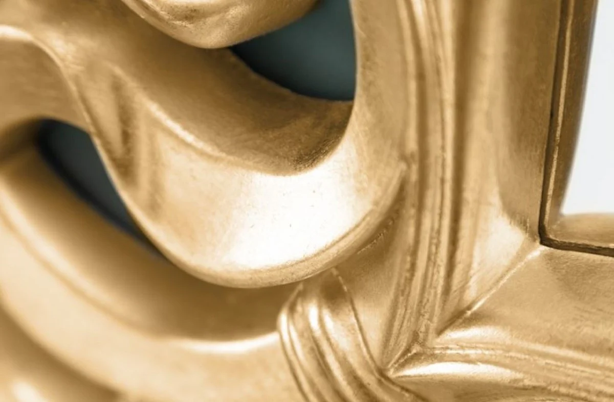 Baroque mirror antique gold 90 x 5 x H. 180 cm - Rectangular wall mirror in baroque style - Wardrobe mirror - Living room mirror - Baroque furniture