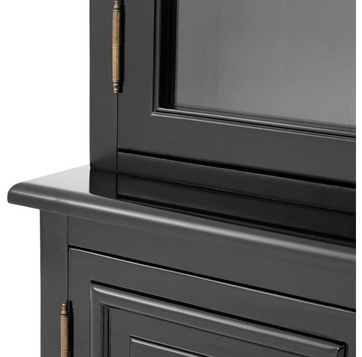 Luxury living room cabinet black 90 x 38 x H. 230 cm - Limited Edition