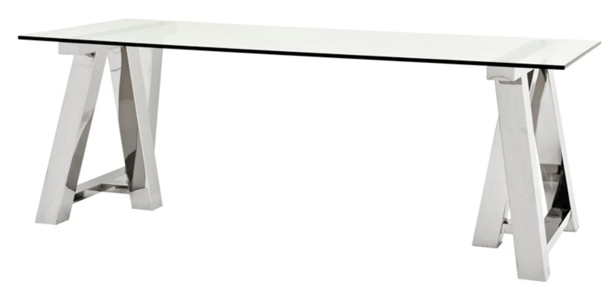 Luxury dining table 220 x 90 x H. 78 cm - designer dining room furniture