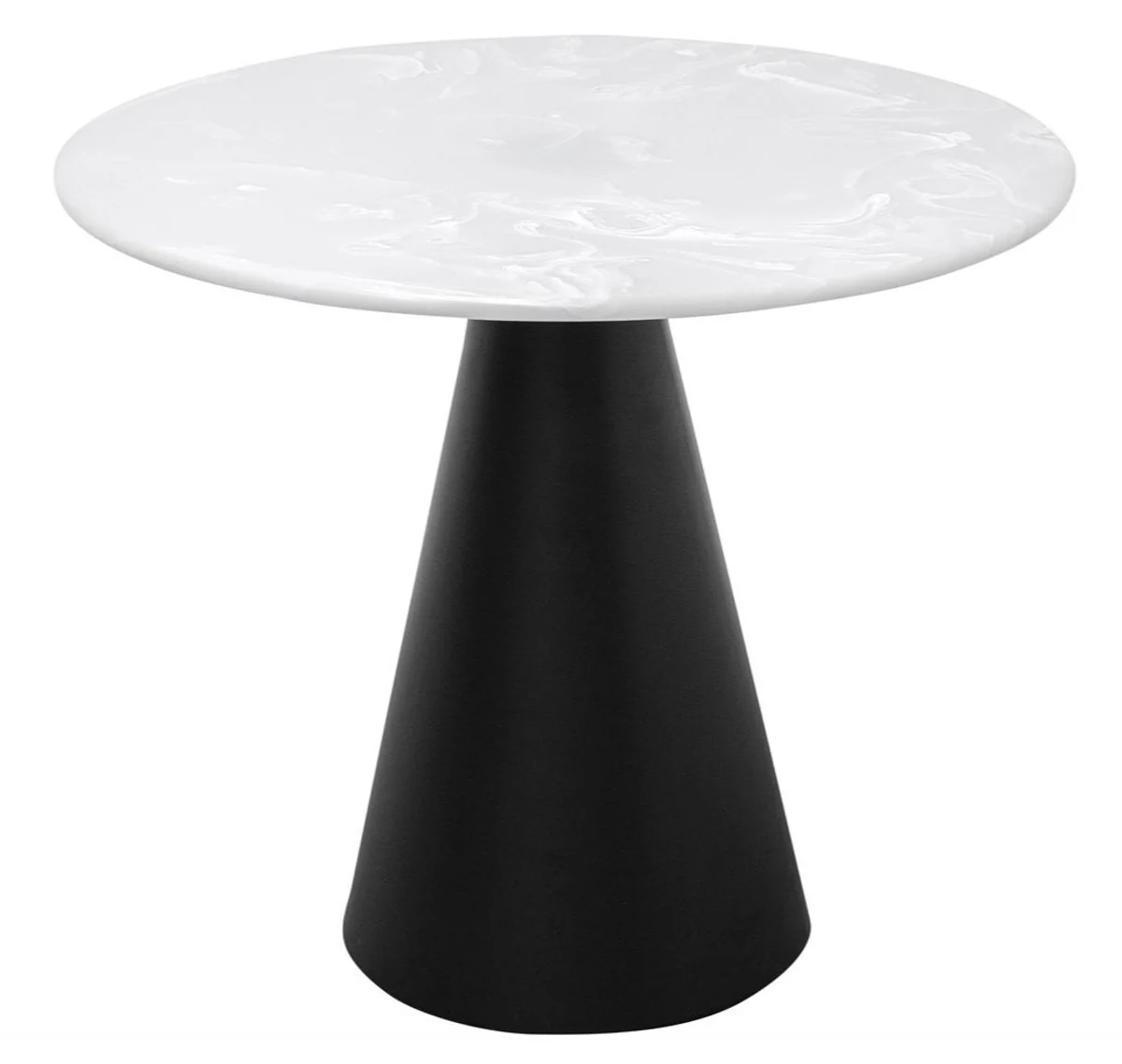 Designer coffee table black / white 70 x H. 60 cm - living room table
