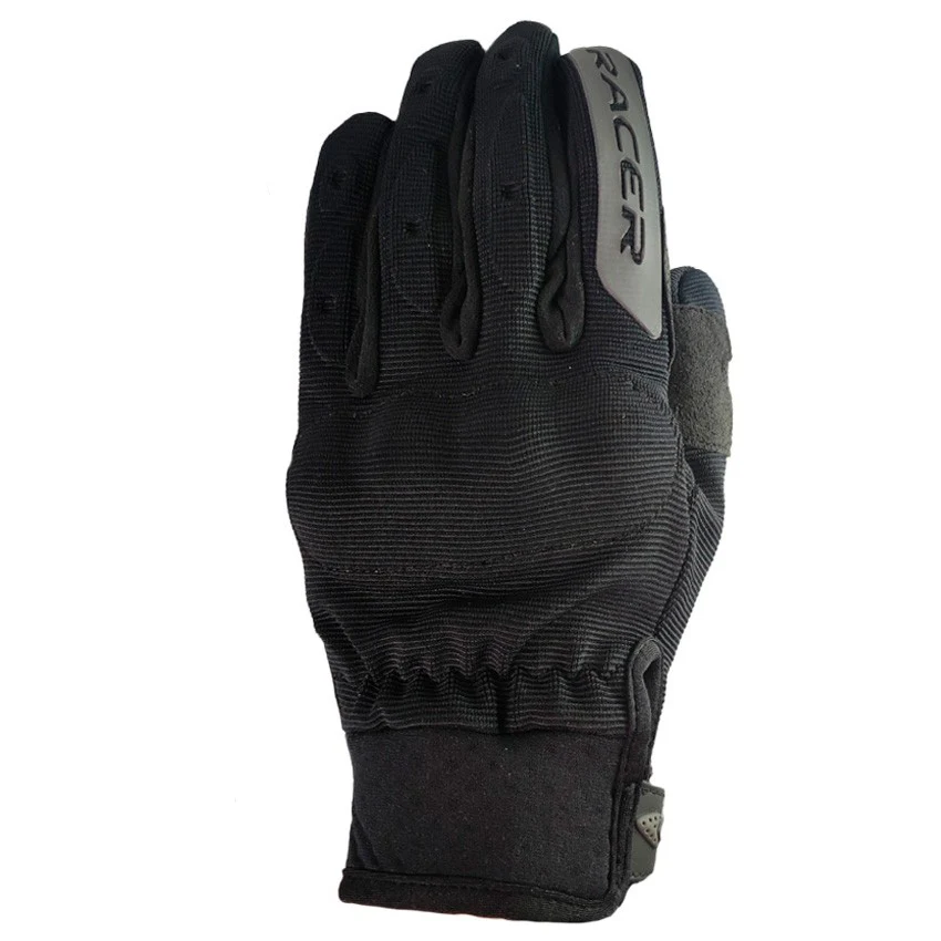 SUMMER RACER IMPACT BLACK GLOVES