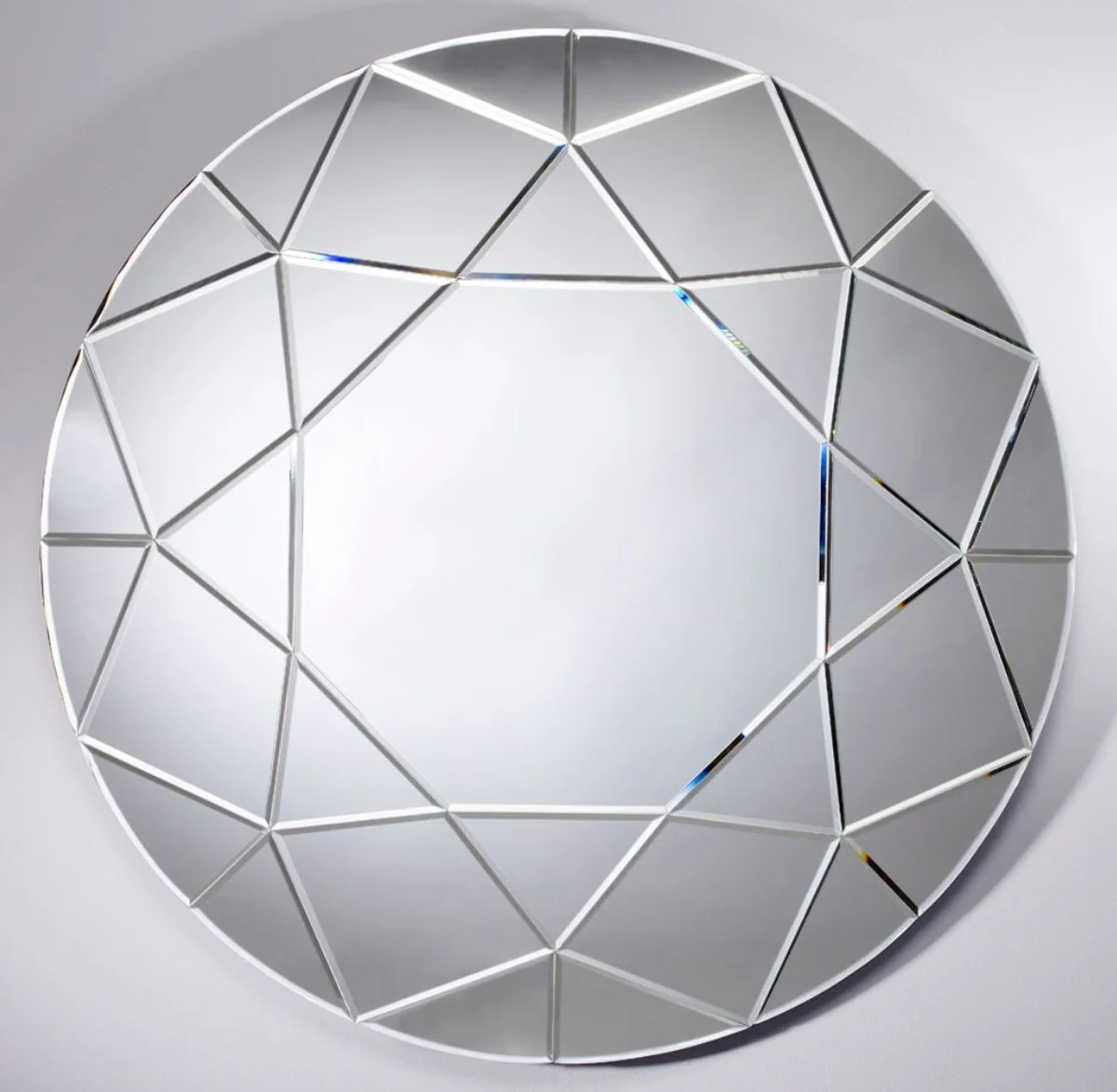 Designer living room mirror Ø 90 cm - designer collection