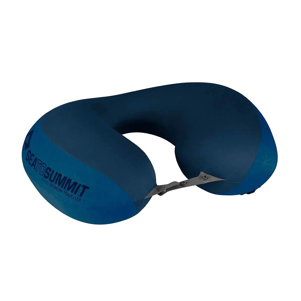Sea to Summit Aeros Premium Traveller Pillow marino - Almohada de viaje