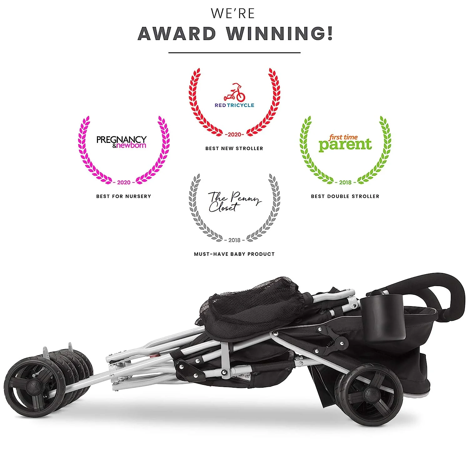 Doppelkinderwagen, Lunar Burgundy