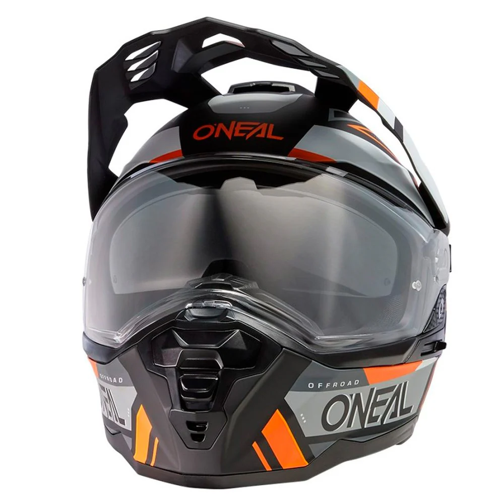 CASCO TRAIL ONEAL D-SRSQUARE V.24 NEGRO / GRIS / NARANJA