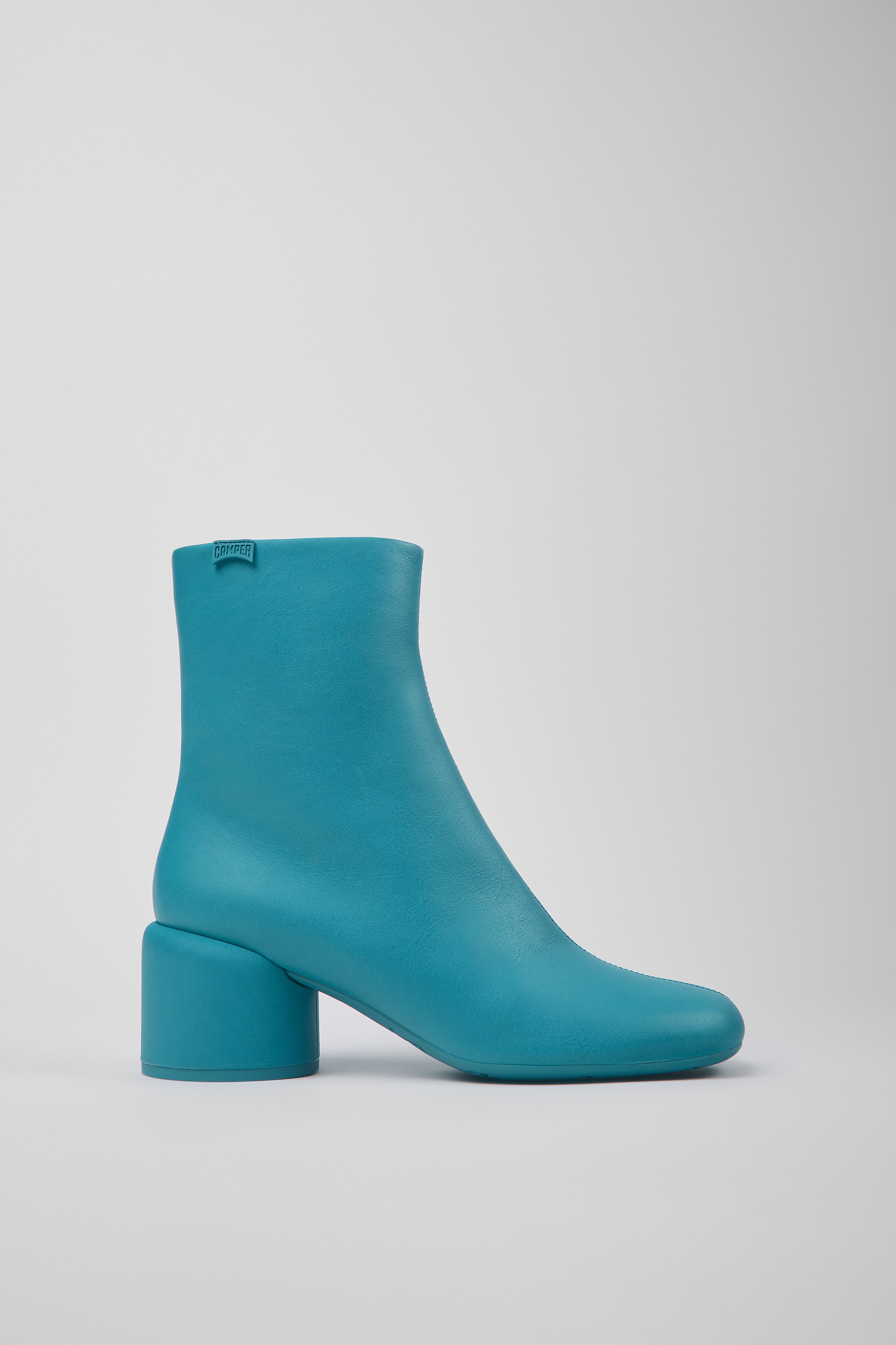 Niki - Blaue Lederstiefel für Damen