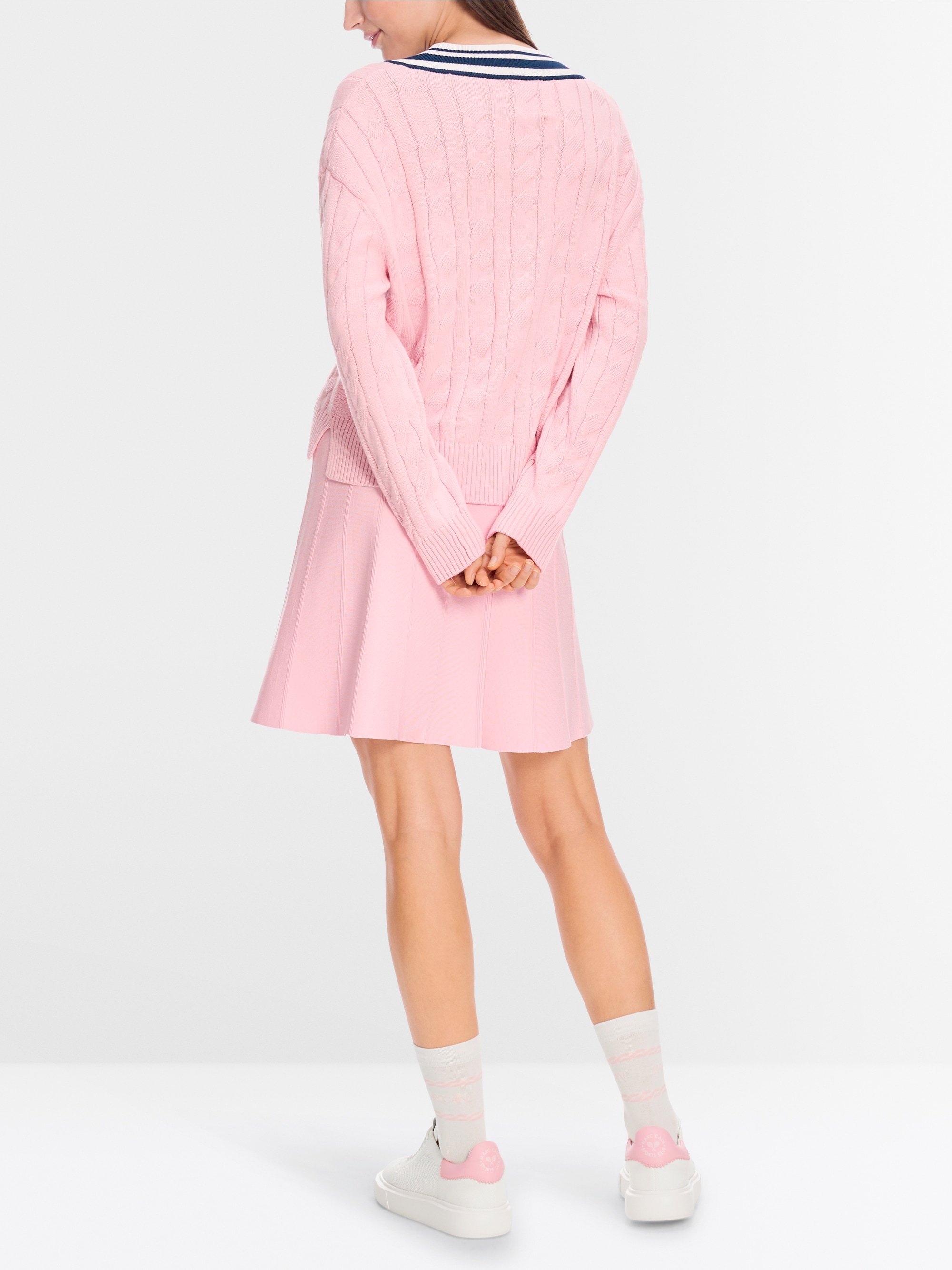 Marc-Cain Pullover mit Zopfmuster