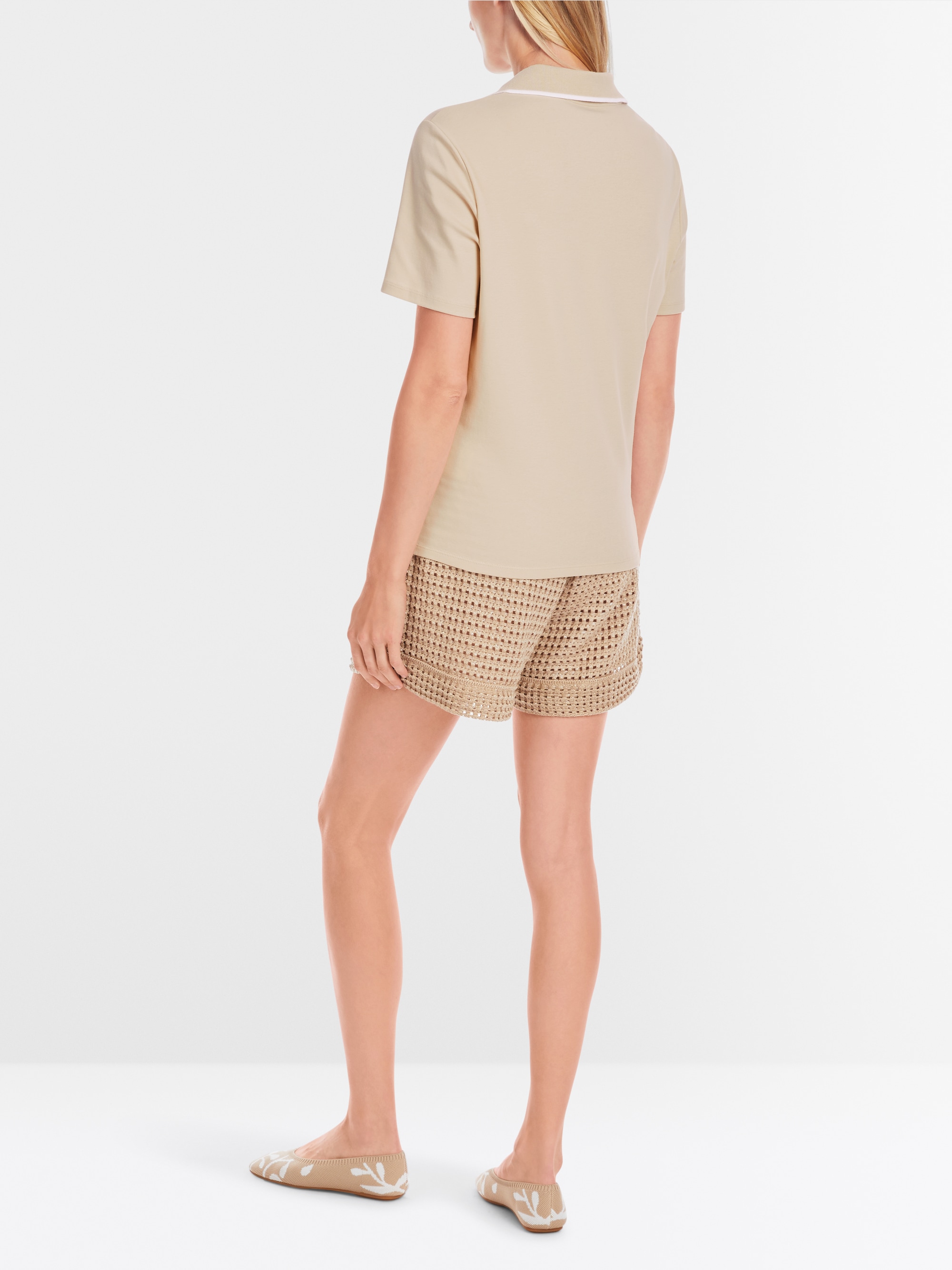 Poloshirt aus Baumwolljersey von Marc-Cain