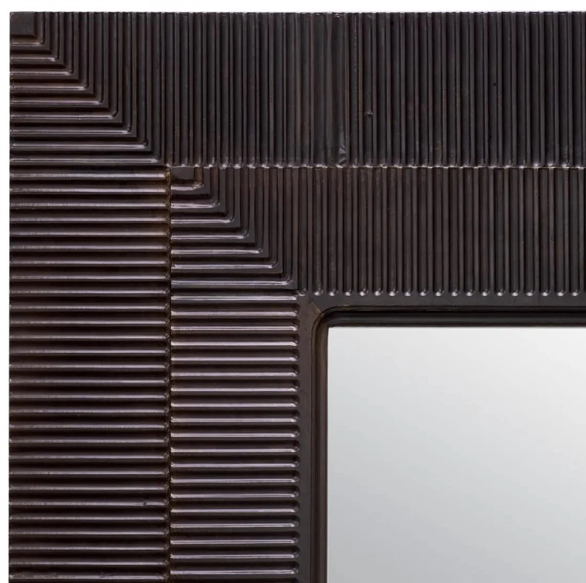 Luxus Wandspiegel Messing mit Bronze Finish H. 220 cm, B. 80 cm, T. 2,5 cm