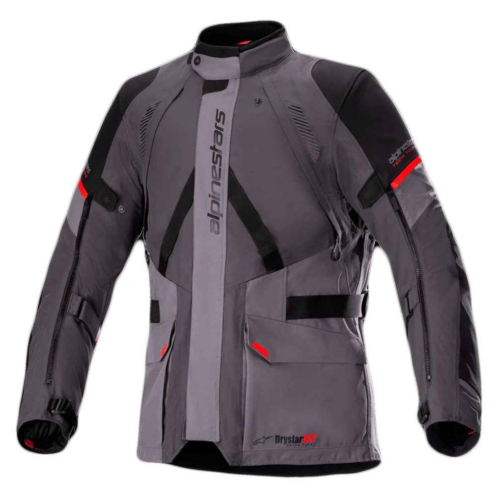 CHAQUETA 4 ESTACIONEN ALPINESTARS MONTEIRA DRYSTAR XF - GRIS / ROJO
