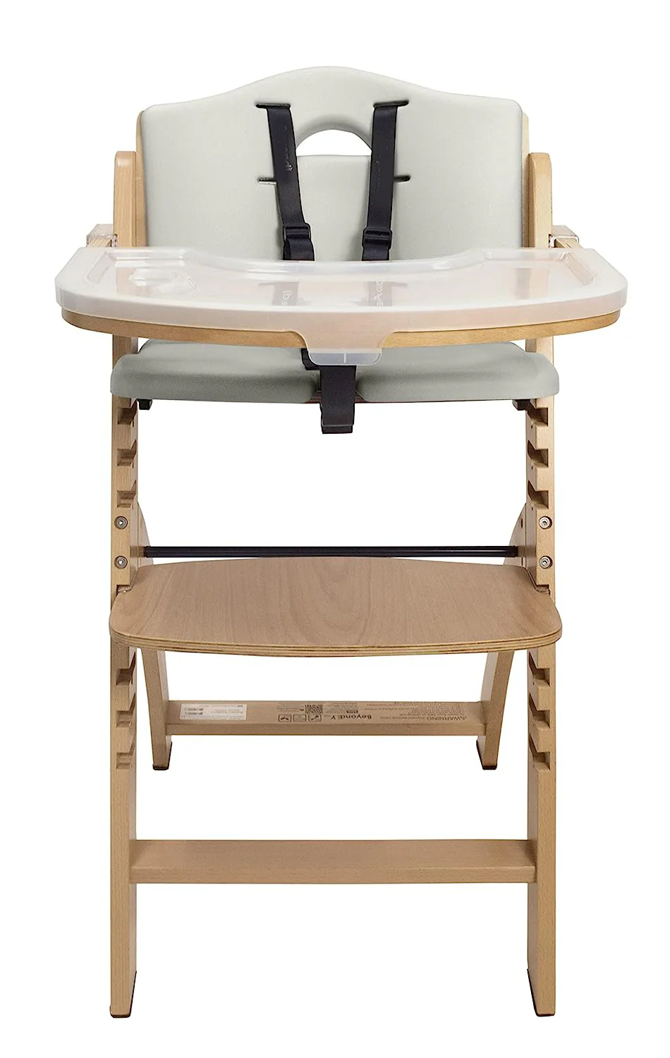 Hochstühle aus Holz für Babys und Kleinkinder. 3-in-1 verstellbarer Hochstuhl mit abnehmbarem Tablett, leicht zu reinigen, tragbar. 6 Months up to 250 Lb. Kissen aus Naturholz/Olivenholz
