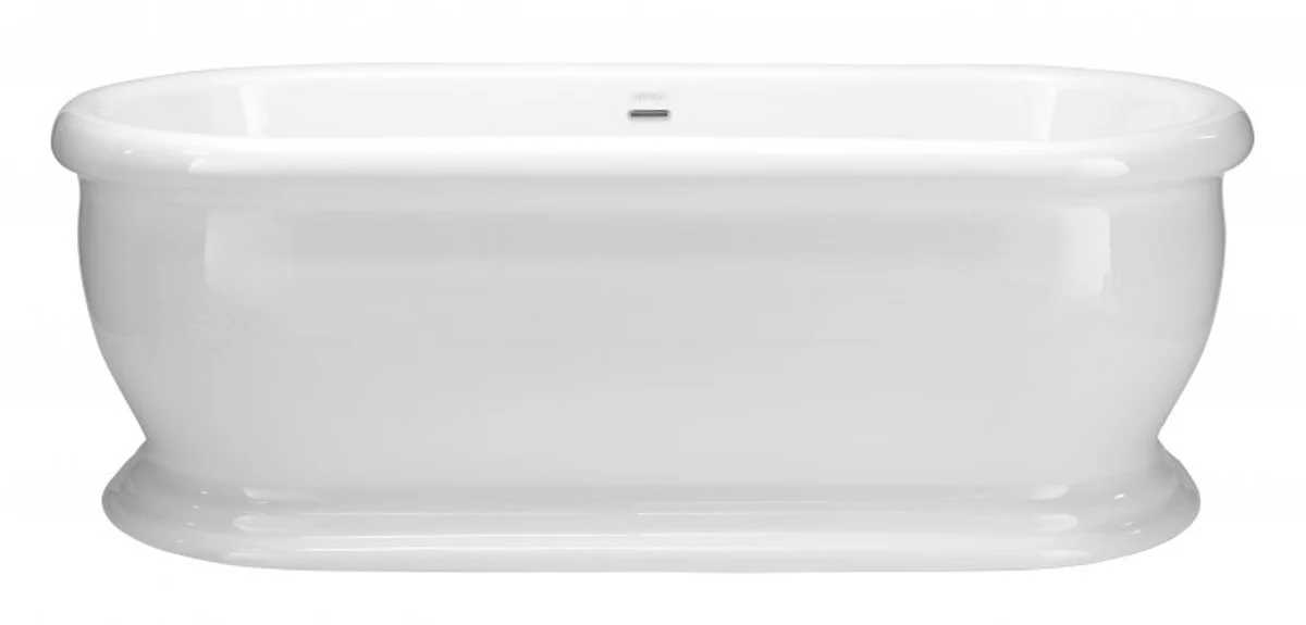 Art Deco bathtub freestanding white model He-Der 1735mm - freestanding retro antique bathtub baroque