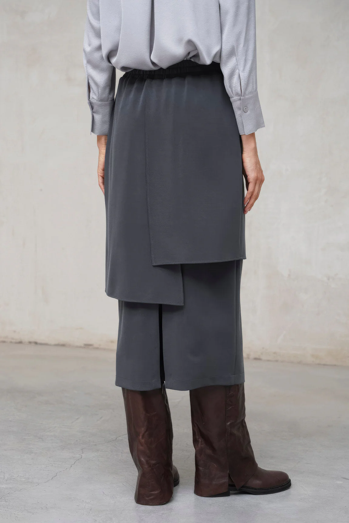 Rivera-Spanien Falda Chiavari gris marengo