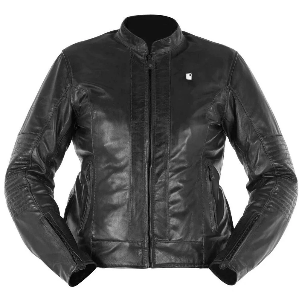 ÜBERLAP DONATELLA BLACK LEATHER JACKET