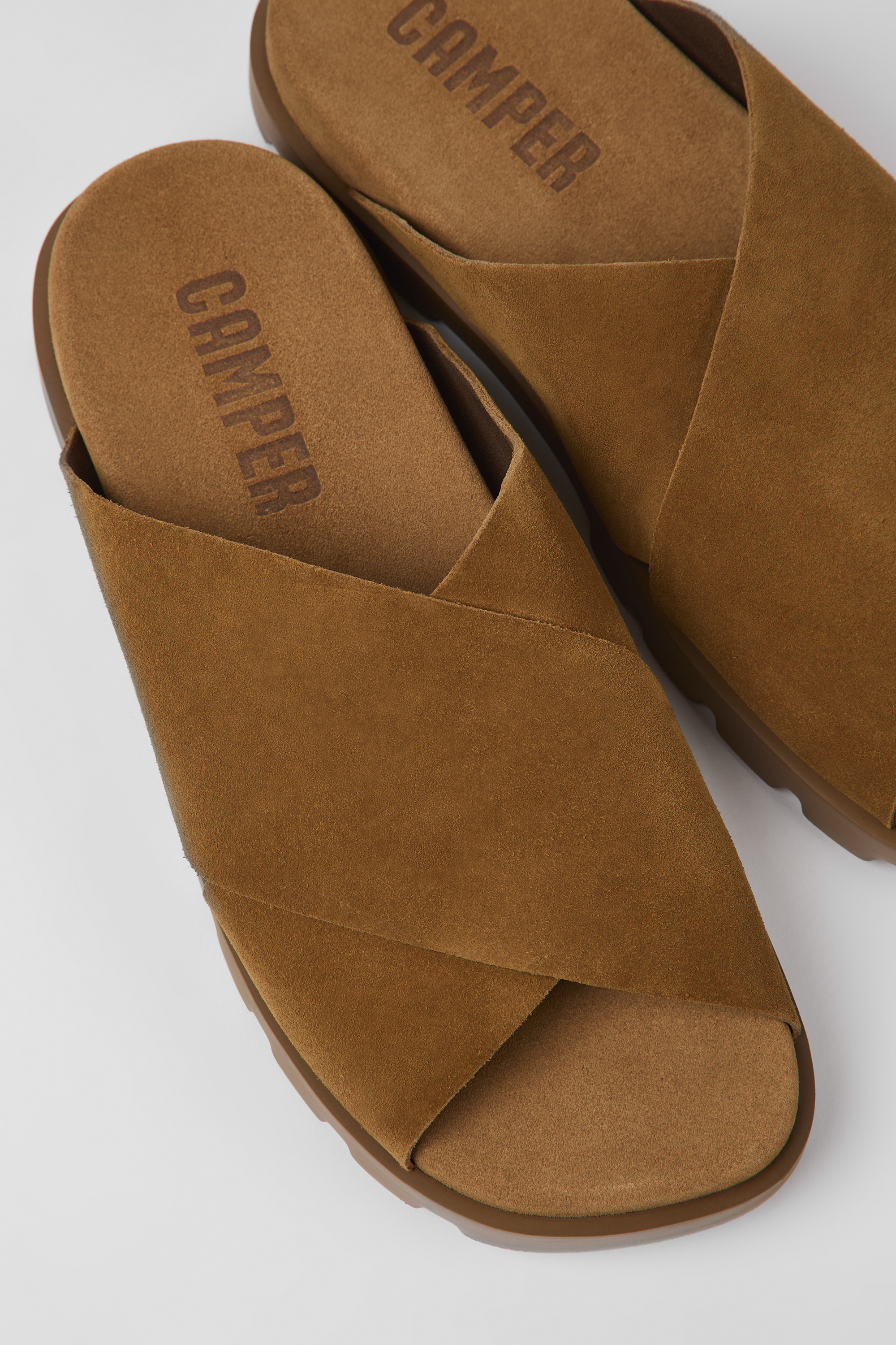 Brutus Sandal - Braune Nubuck Sandalen für Herren