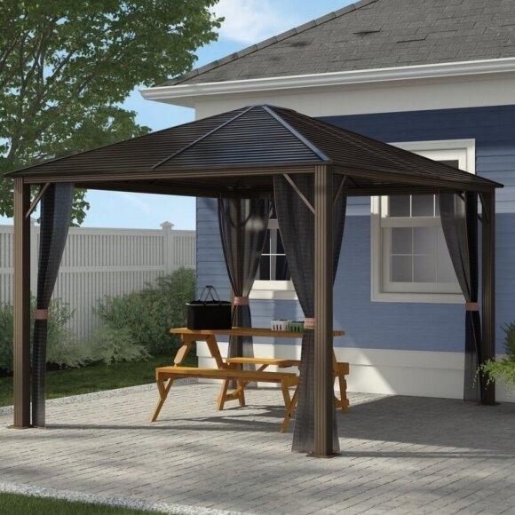 Windermere 12 Ft. W X 10 Ft. D Aluminium Patio Gazebo