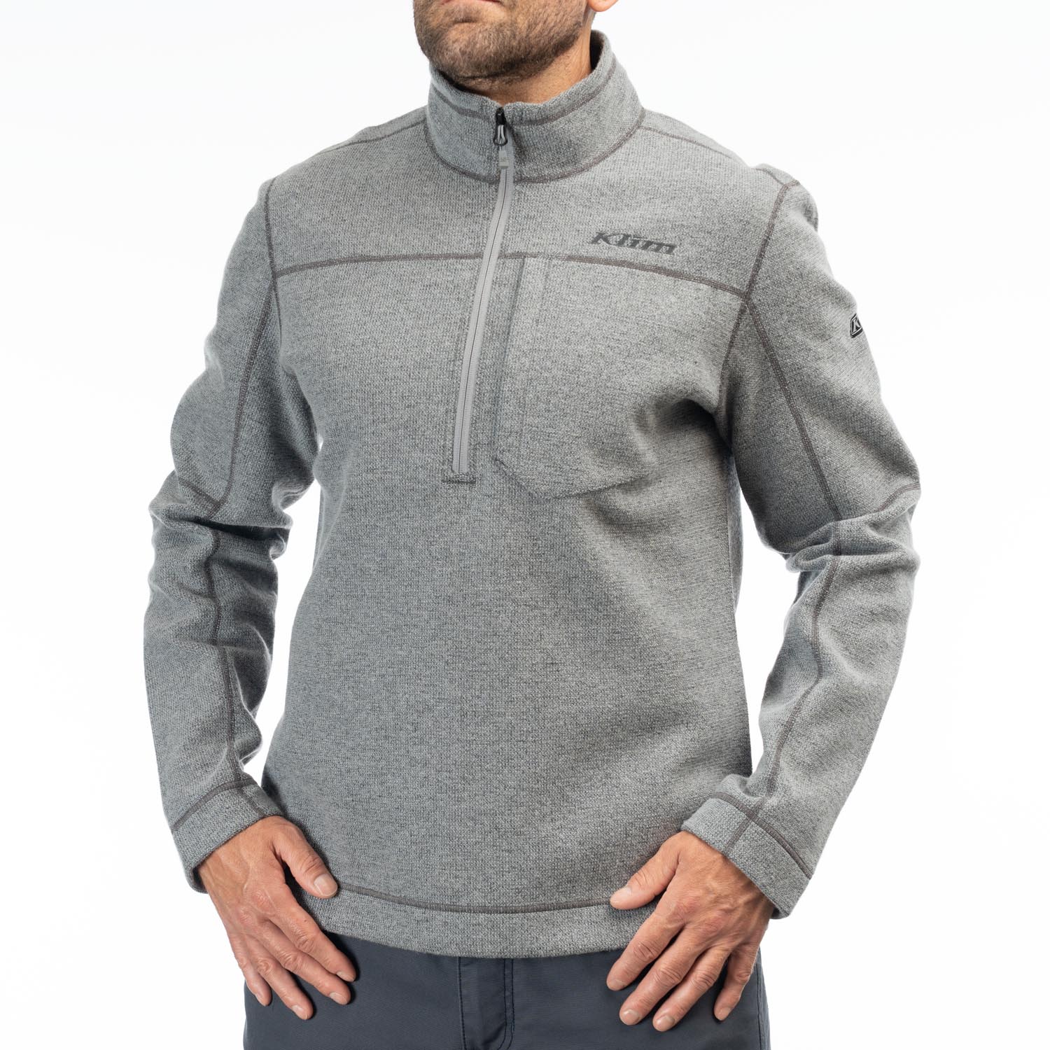 Bighorn Canyon Wolle Fleece 1/4 Zip