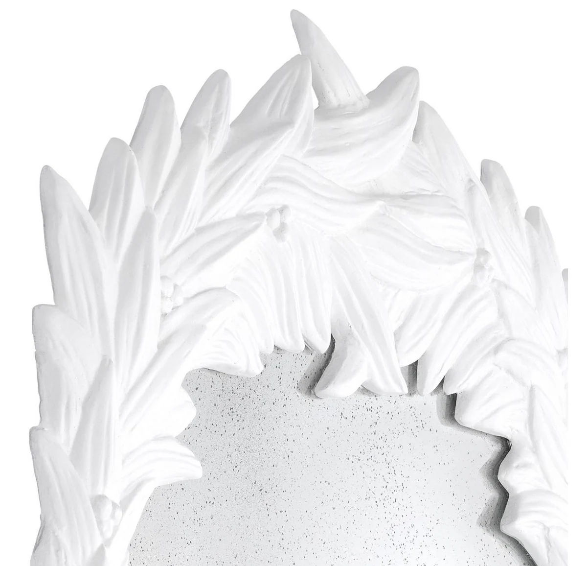 Luxury mirror white / antique mirror glass 82 x 5 x H. 130 cm - wall mirror in colonial style - luxury collection