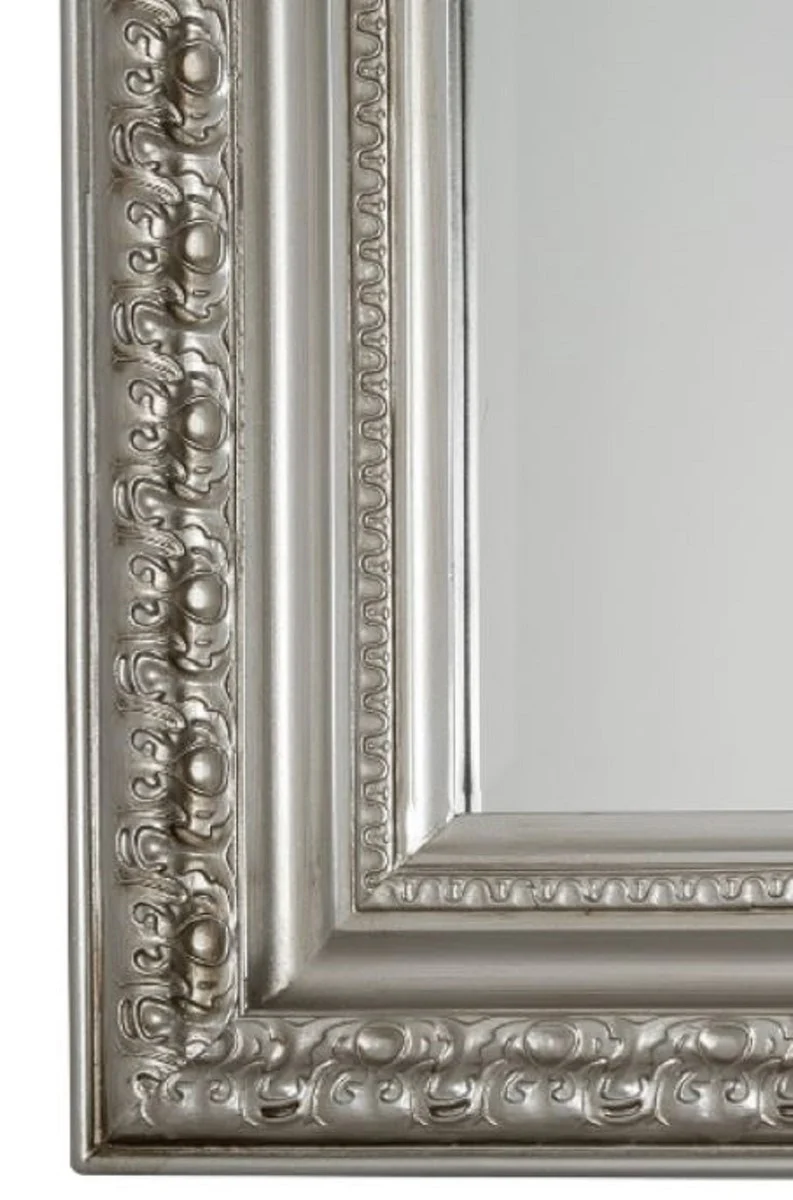 Baroque wall mirror silver 65 x H. 190 cm - Baroque style furniture
