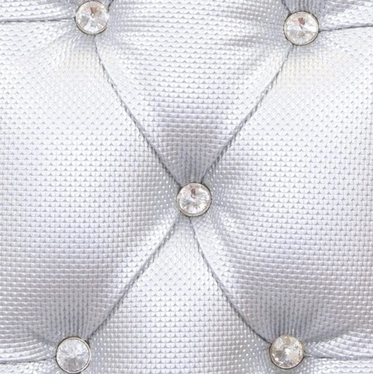 High heel armchair with decorative stones silver luxury design - designer armchair - club furniture - shoe chair armchair