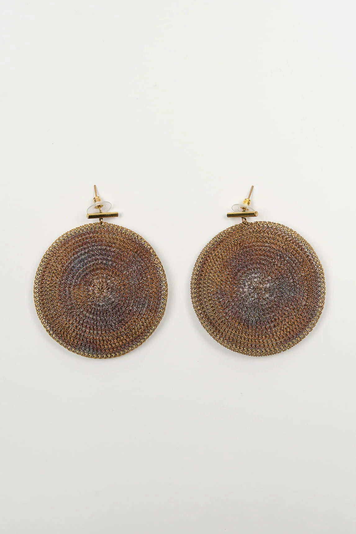 Rivera-Spanien Helios Kupferohrringe