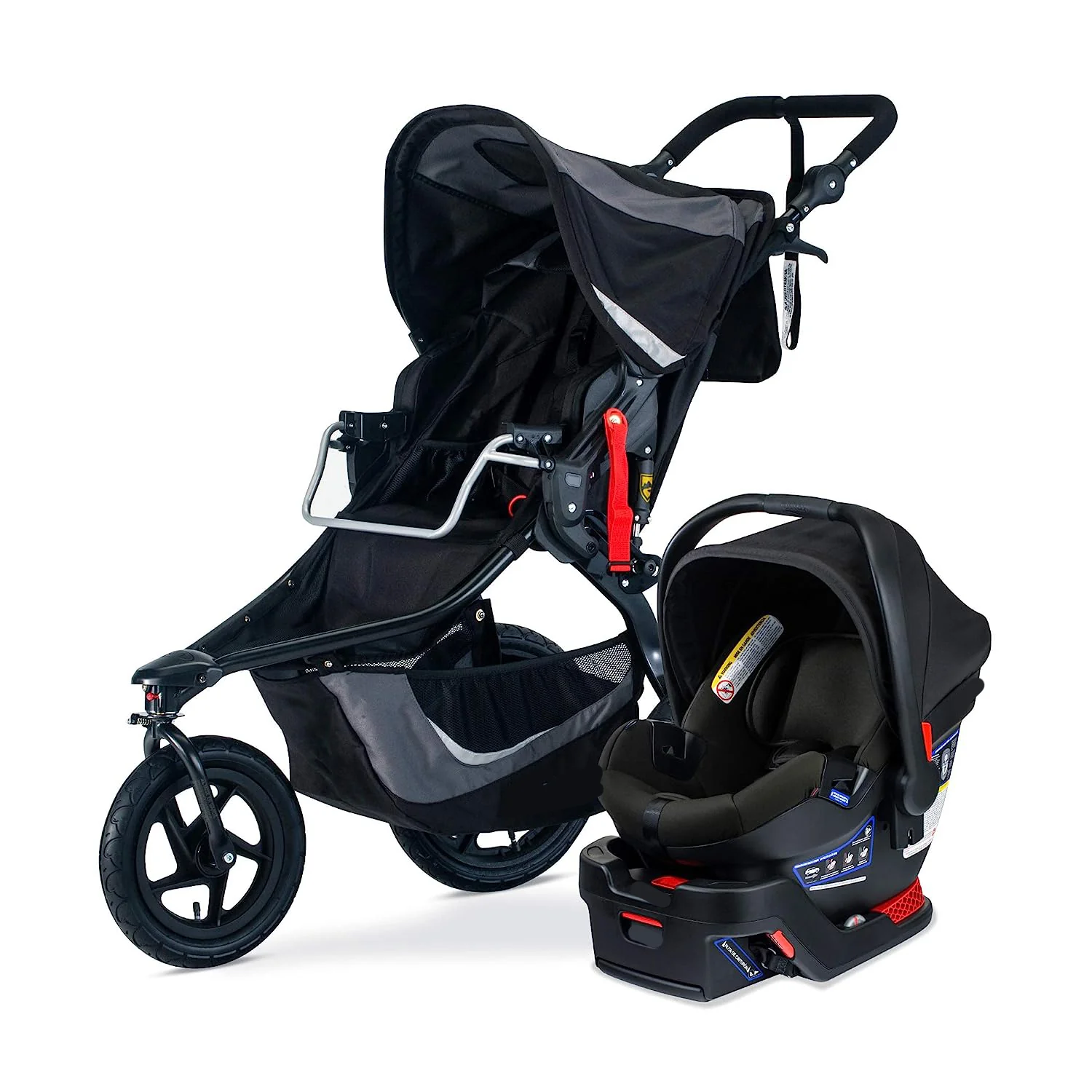 Gear Revolution Flex 3.0 Jogging-Kinderwagen, Lunar – Ultrareflektierende Akzente