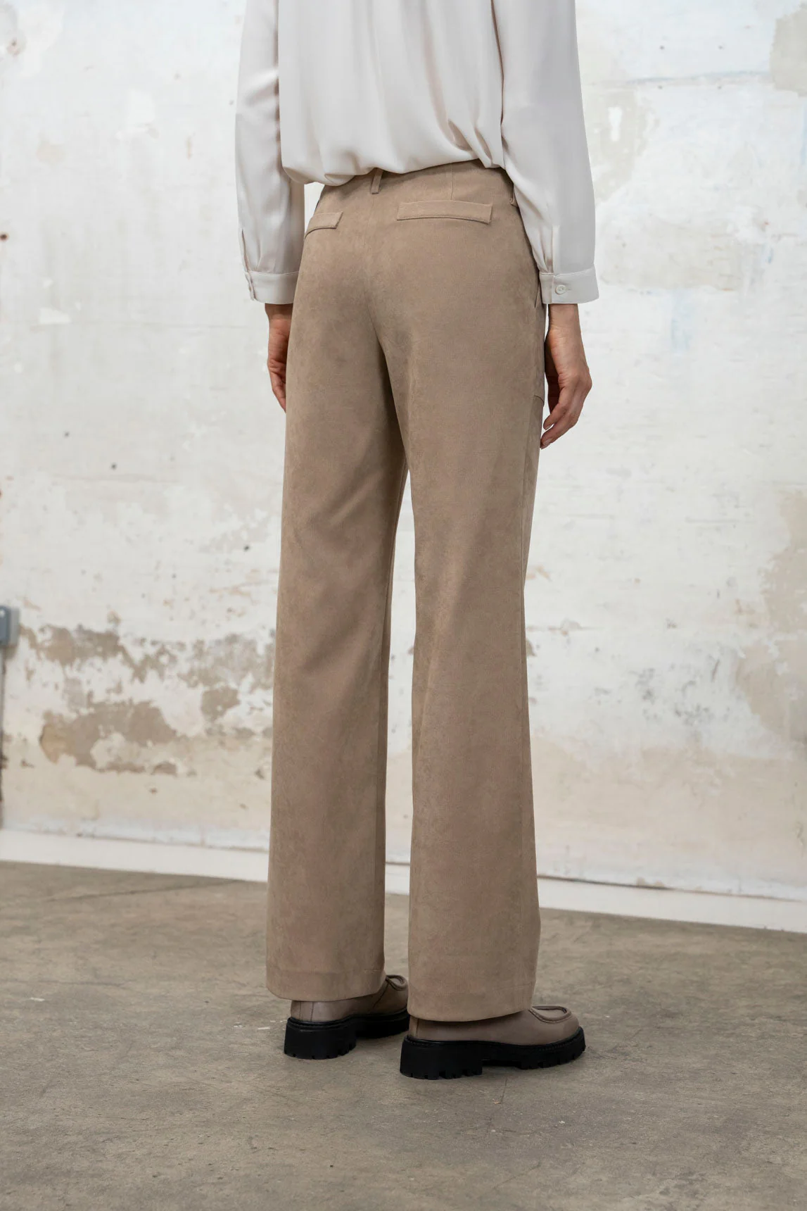 Rivera-Spanien Cheryl taupefarbene Hose