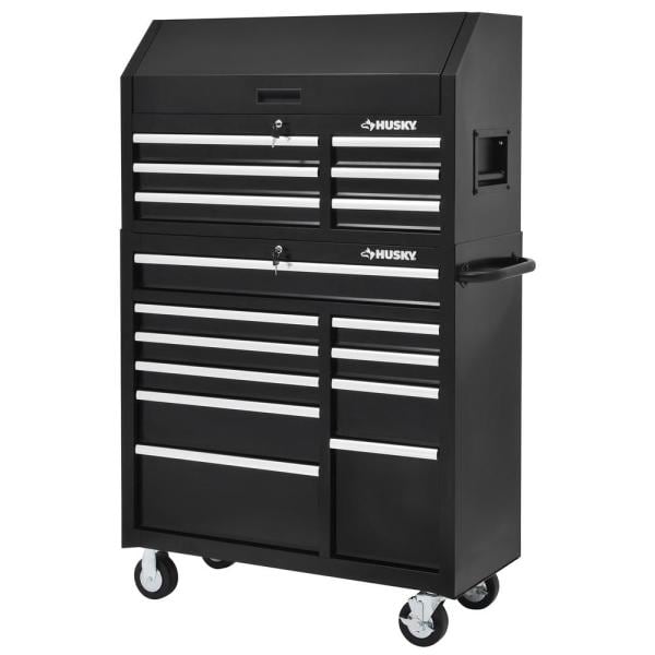 41 IN. 16-DRAWER TOOL CHEST UND CABINET SET
