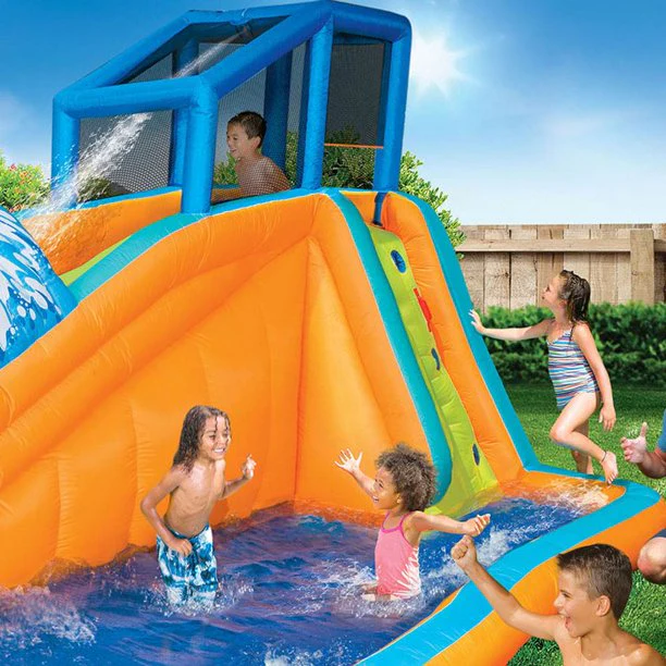 Banzai Surf Rider Aqua Park (aufblasbare Wasserrutsche im Sommerspaßbecken im Hinterhof)