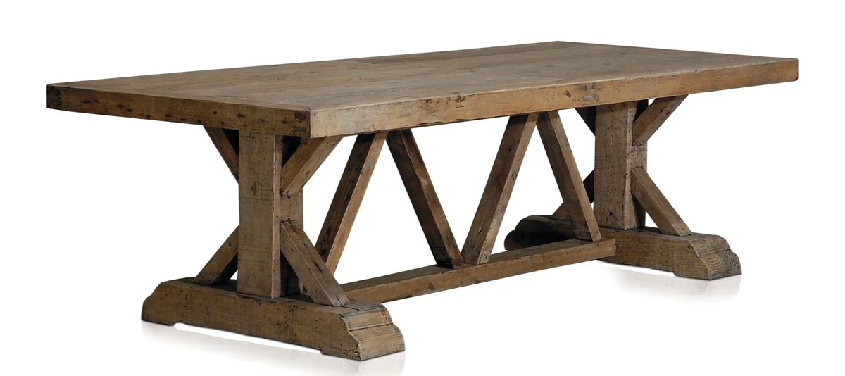 Luxury dining table made of solid pine wood - luxury dining room furniture