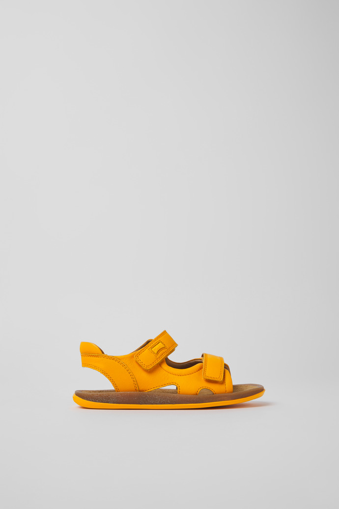 Bicho Orange Leder Sandalen für Jungen