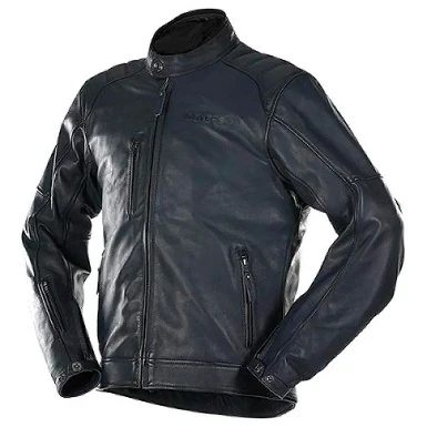 CHAQUETA PIEL OVERLAP JOHAN - AZUL MEDIANOCHE