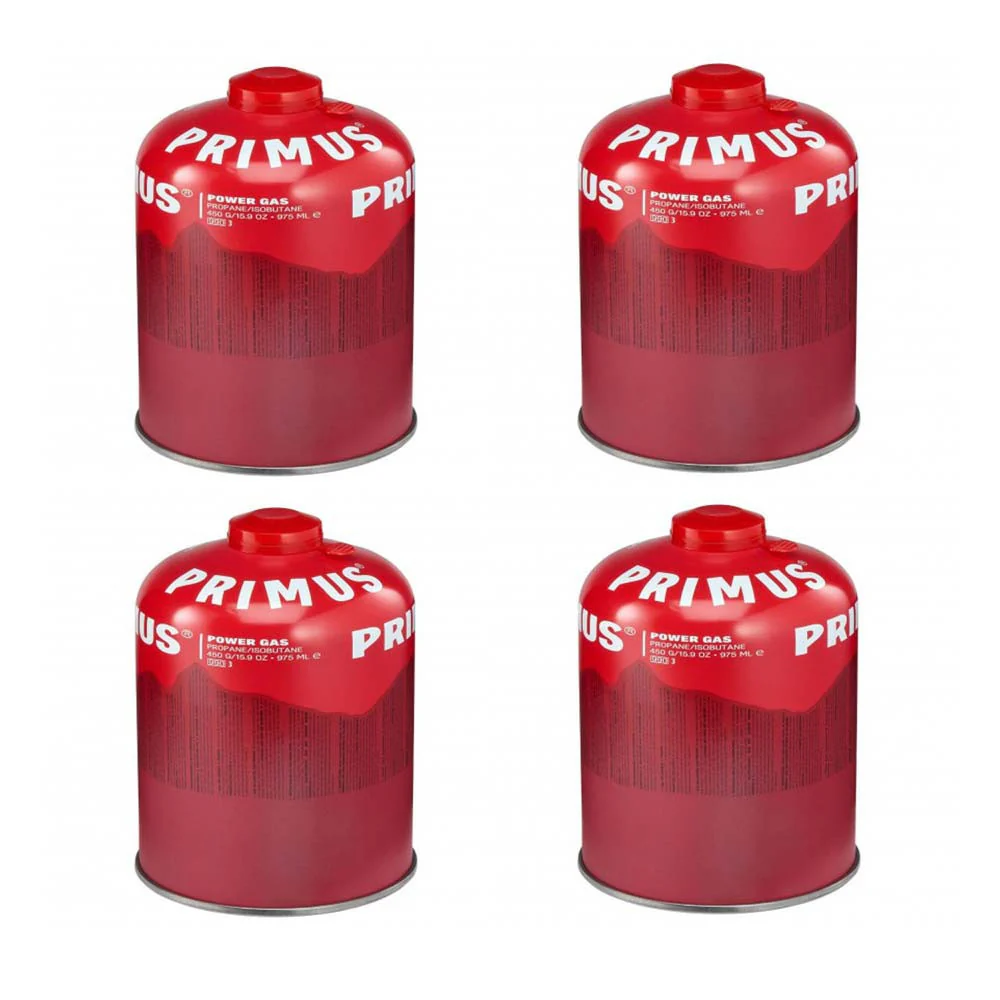 Pack 4 Primus PowerGas 450 g - Cartucho de gas