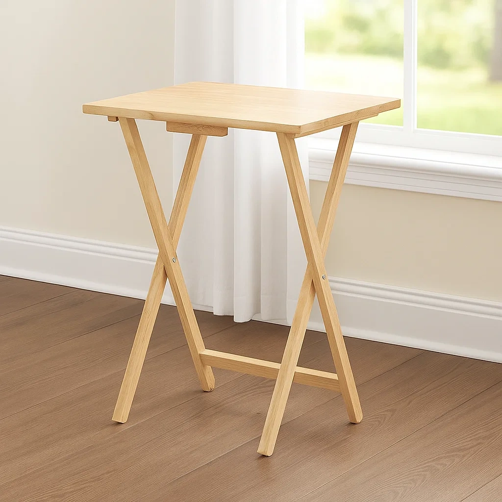 Klapptisch, Holzfarbe, für den Innenbereich geeignet, 49 x 37 x 86 cm