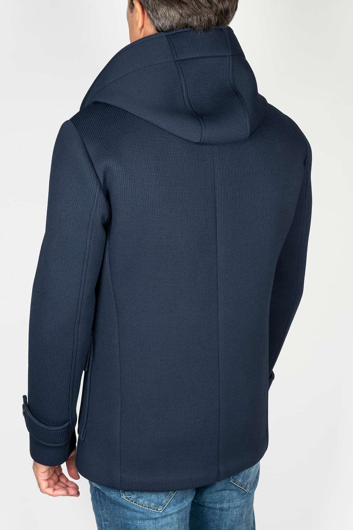 Rivera-Spain Technische Jacke mit marineblauer Kapuze