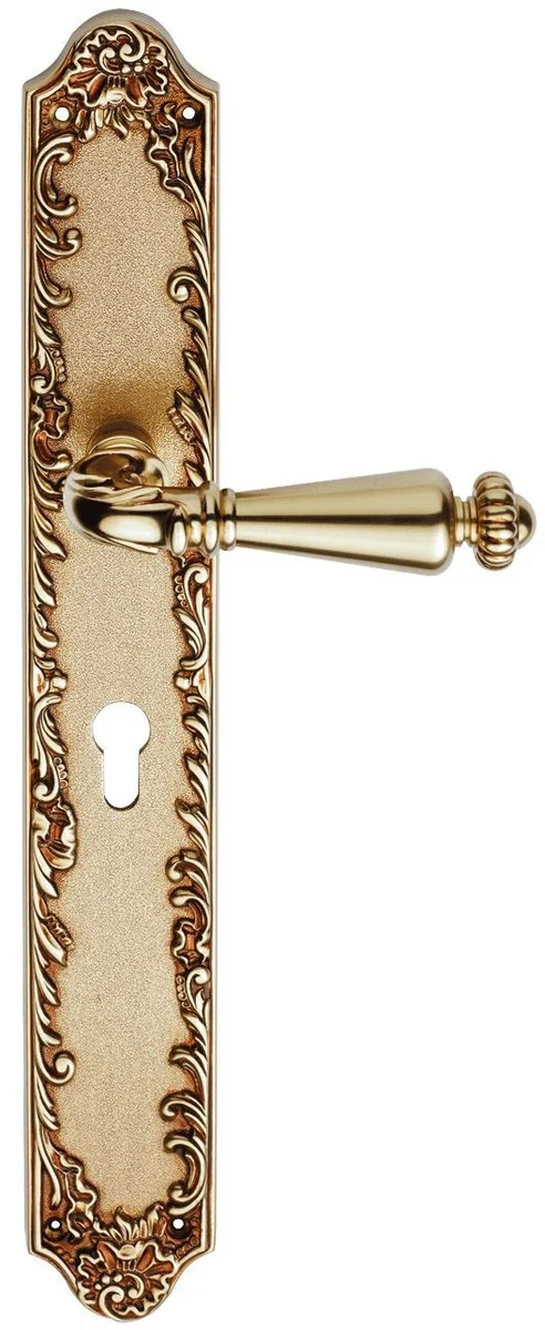 Baroque Door Handle Set French Gold 6