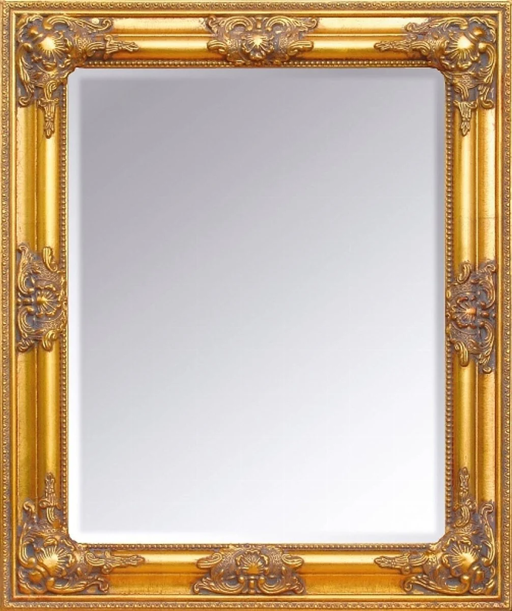 Baroque wall mirror gold height 62 cm, width 52 cm - noble & magnificent - vintage look - handmade