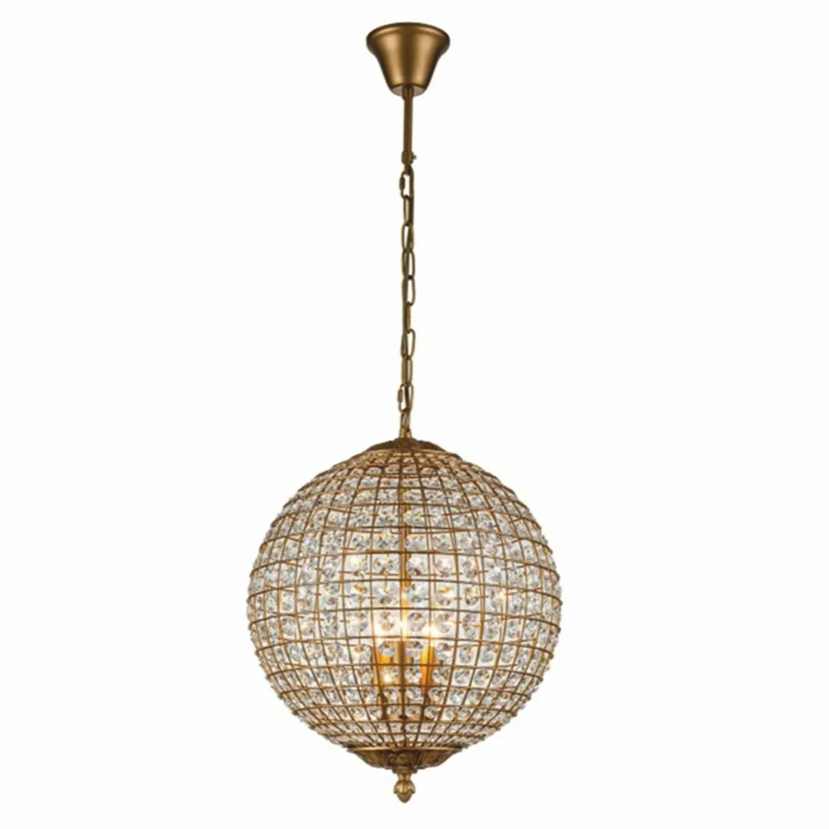 Baroque crystal chandelier gold Ø 40 x H. 50 cm - Baroque lights