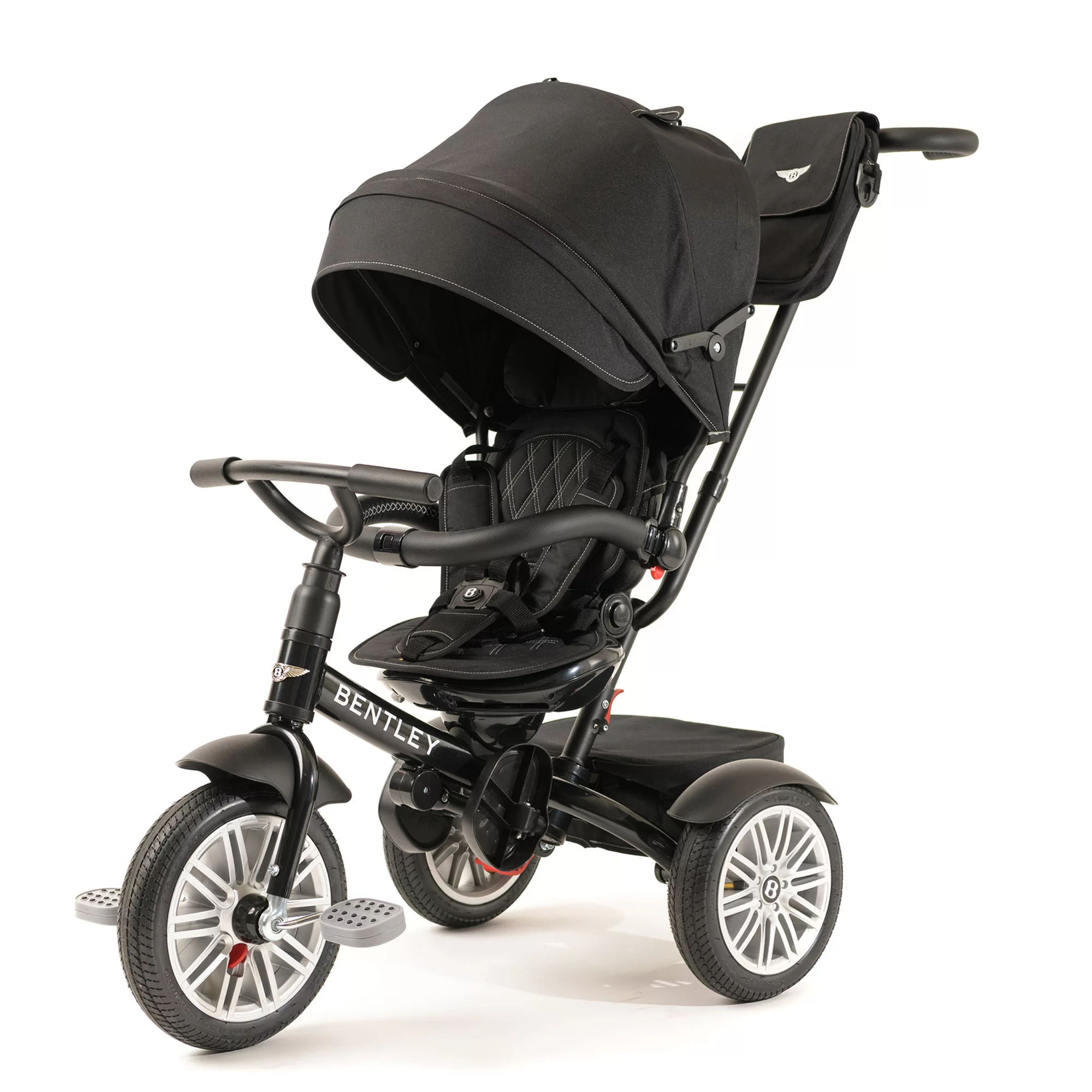 Bentley 6 in 1 Baby-Roller/Kids Trike in Rot