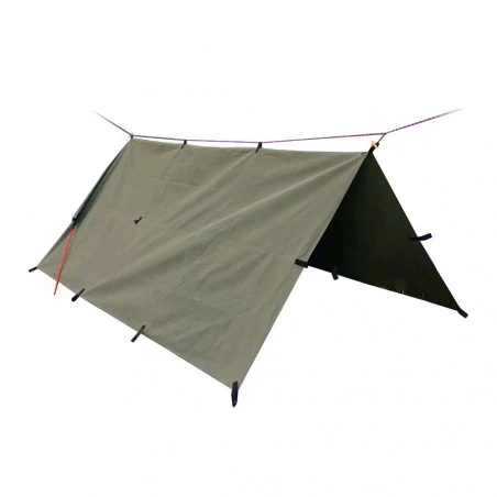DD Hängematten Tarp 3,5x3,5 MC multicamu - Toldo Bushcraft